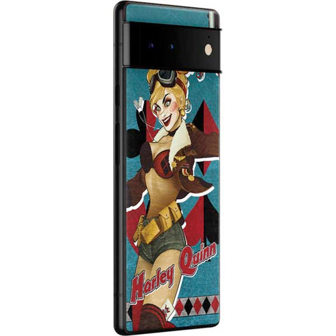 DC Comics Bombshells Harley Quinn Google Pixel 6 Pro Skin
